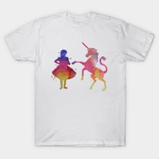 Girl and a unicorn T-Shirt